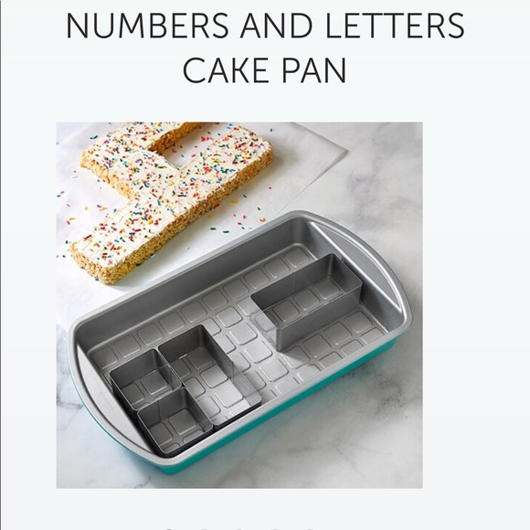 Kitchen Numbers And Letters Cake Pan Poshmark